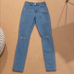 PacSun super high rise skinniest size 24